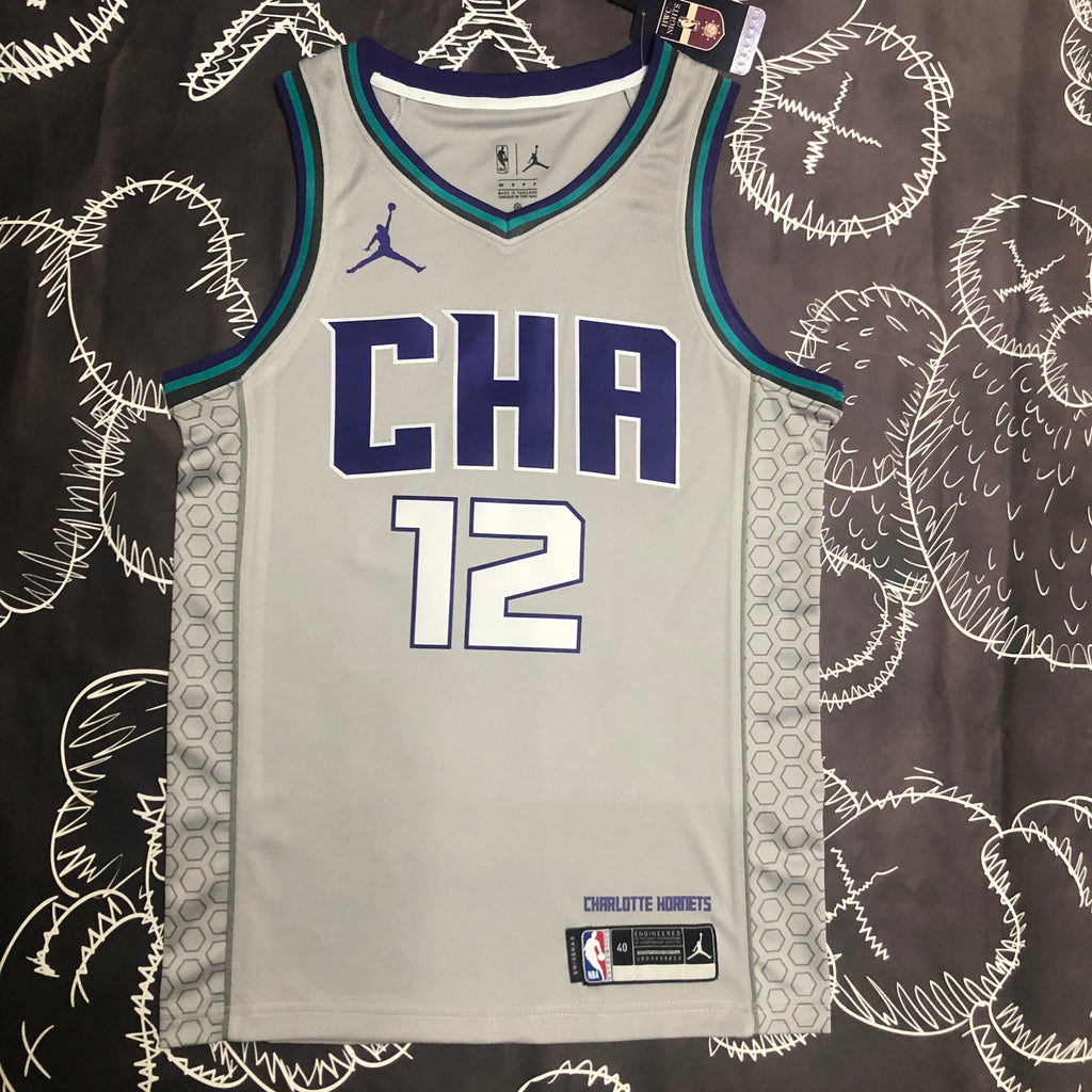 Maillot Charlotte Hornets City Edition 2018-19 CHA - Gris