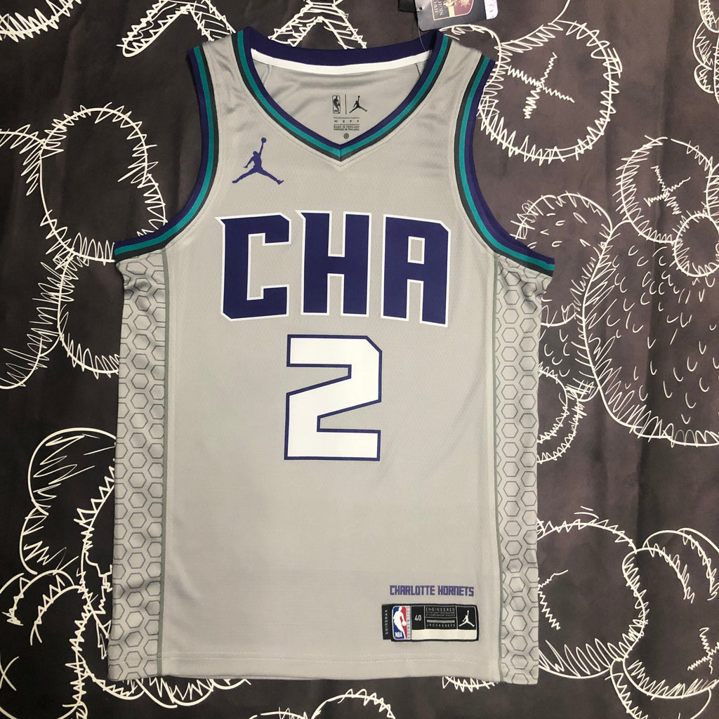 Maillot Charlotte Hornets City Edition 2018-19 CHA - Gris