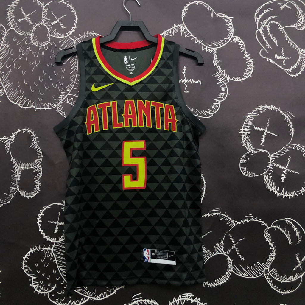 Maillot Atlanta Hawks Icon Edition Retro - Noir
