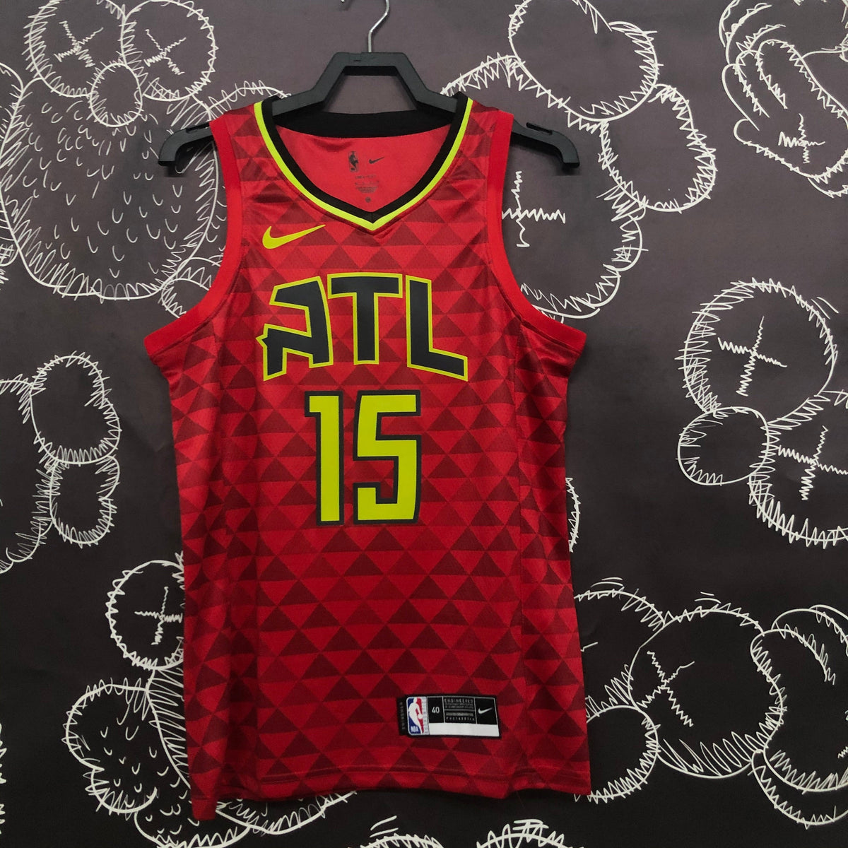 Maillot Atlanta Hawks Statement Edition Retro - Rouge