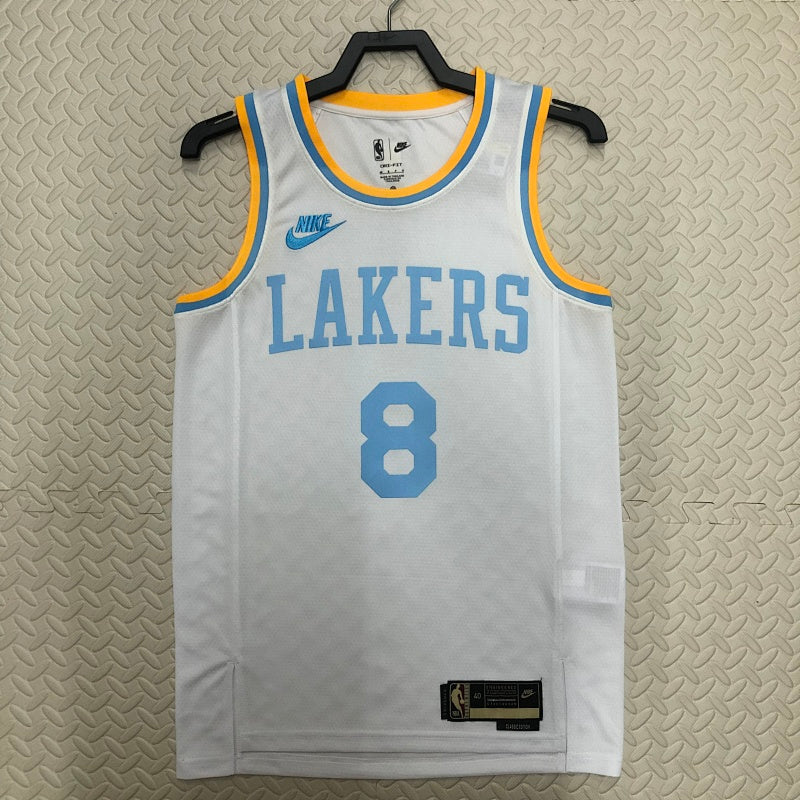 Maillot Los Angeles Lakers Classic Edition 2022-23 - Blanc et bleu ciel