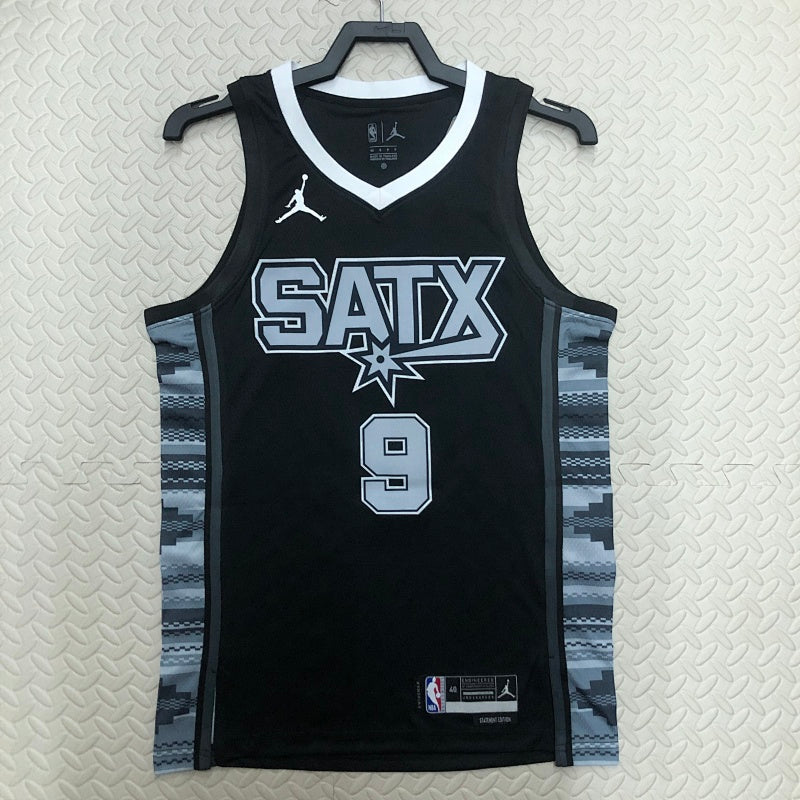 Maillot San Antonio Spurs Statement Edition 2022-23 SATX - Noir