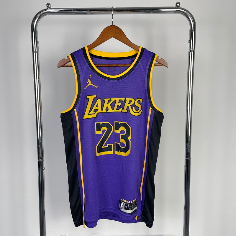 Maillot Los Angeles Lakers Statement Edition 2022-23 - Violet et noir