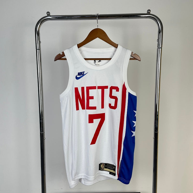 Maillot Brooklyn Nets Classic Edition 2022-23 Stars and Stripes - Blanc