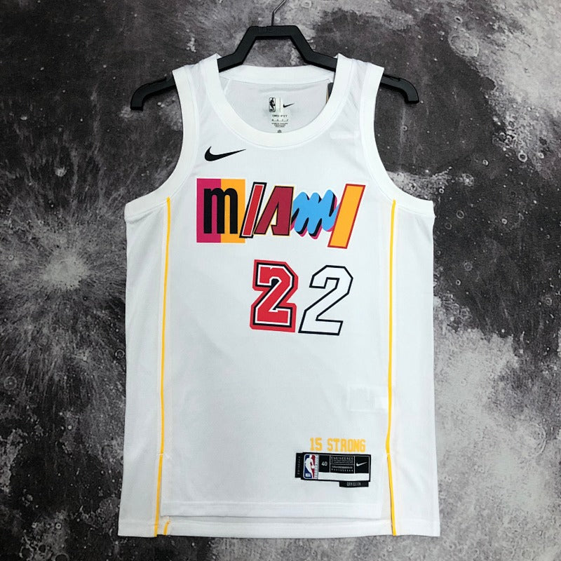 Maillot Miami Heat City Edition 2022-23 Miami Mashup - Blanc