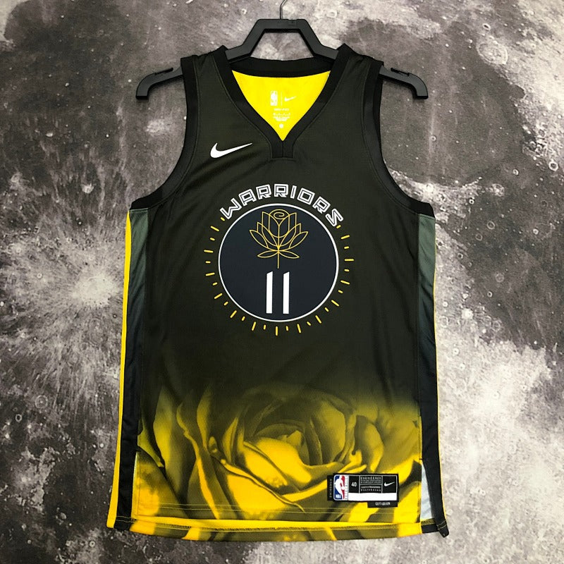Maillot Golden State Warriors City Edition 2022-23 - Noir et jaune