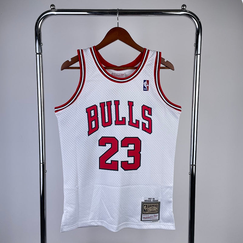 Maillot Chicago Bulls Hardwood Classics 1997-98 - Blanc