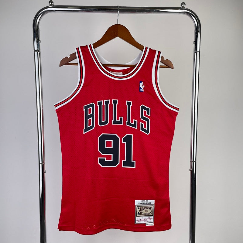 Maillot Chicago Bulls Hardwood Classics 1997-98 - Rouge