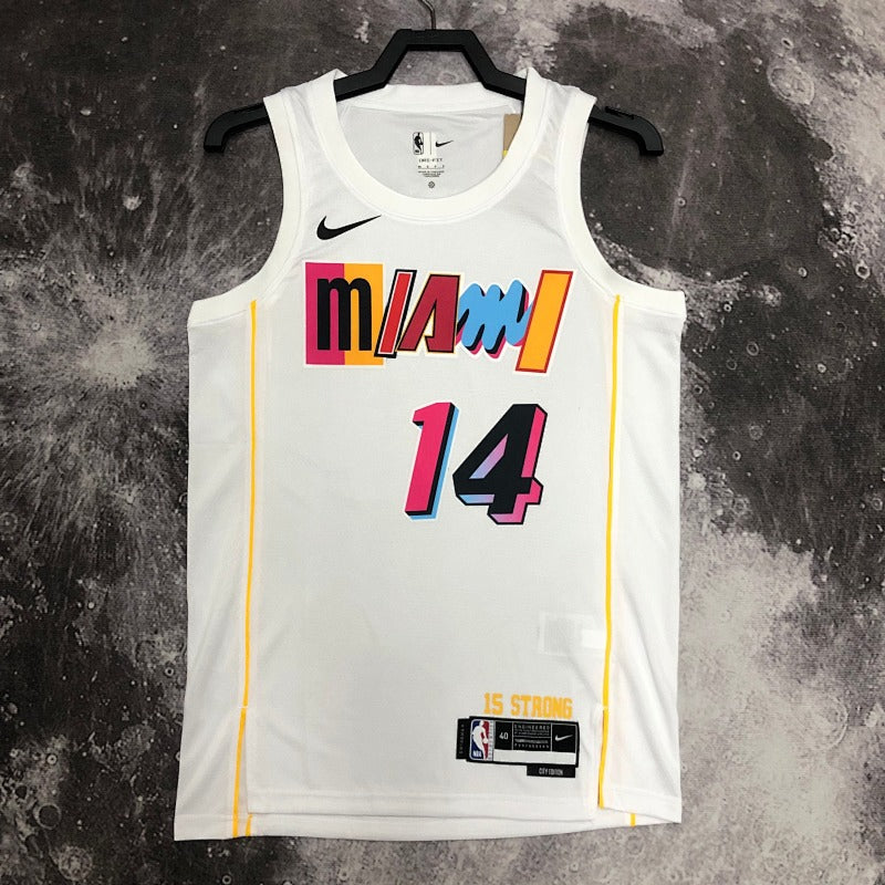Maillot Miami Heat City Edition 2022-23 Miami Mashup - Blanc