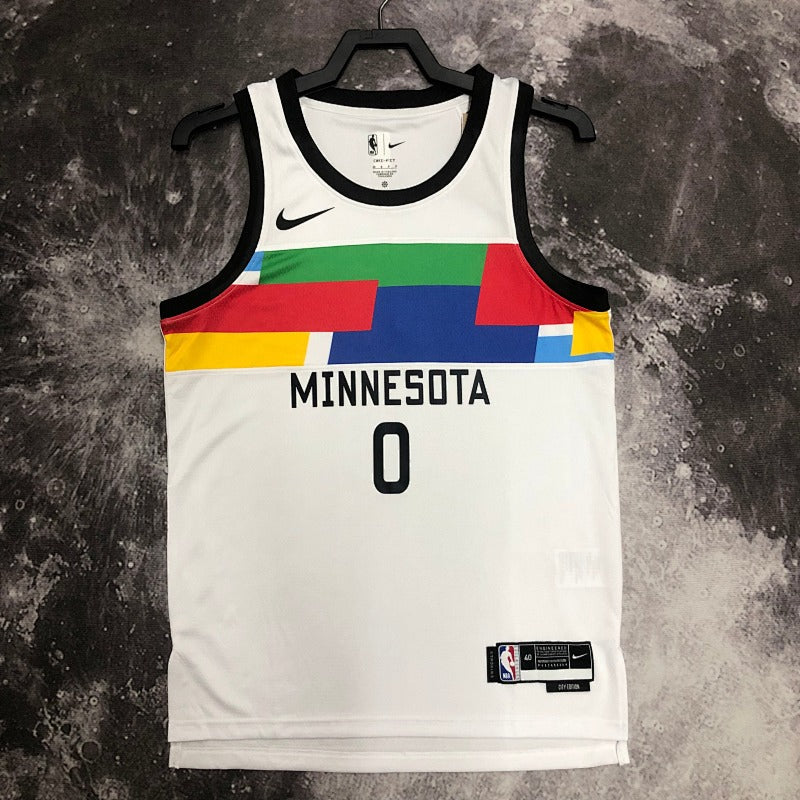 Maillot Minnesota Timberwolves City Edition 2022-23 The Great State - Blanc