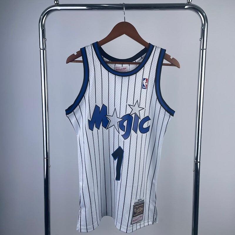 Maillot Orlando Magic Hardwood Classics - Blanc a rayures