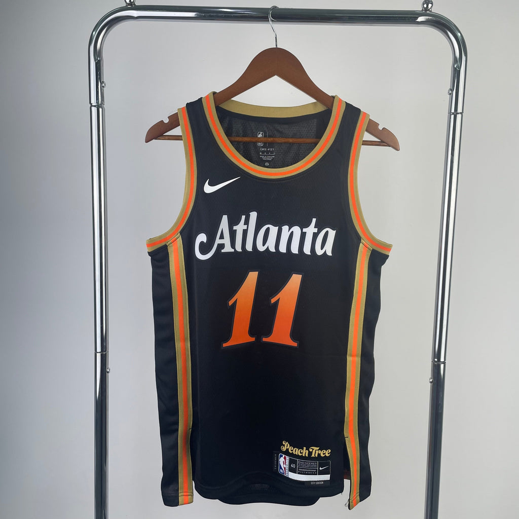 Maillot Atlanta Hawks City Edition 2022-23 Peachtree - Noir