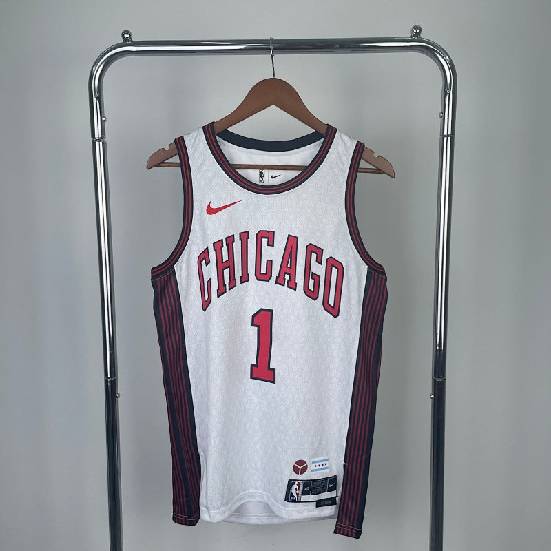 Maillot Chicago Bulls City Edition 2022-23 Ode to Architecture - Blanc