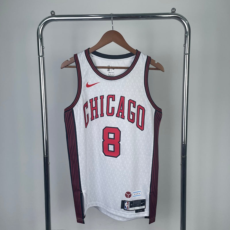 Maillot Chicago Bulls City Edition 2022-23 Ode to Architecture - Blanc