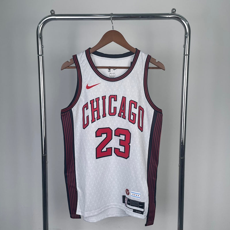 Maillot Chicago Bulls City Edition 2022-23 Ode to Architecture - Blanc