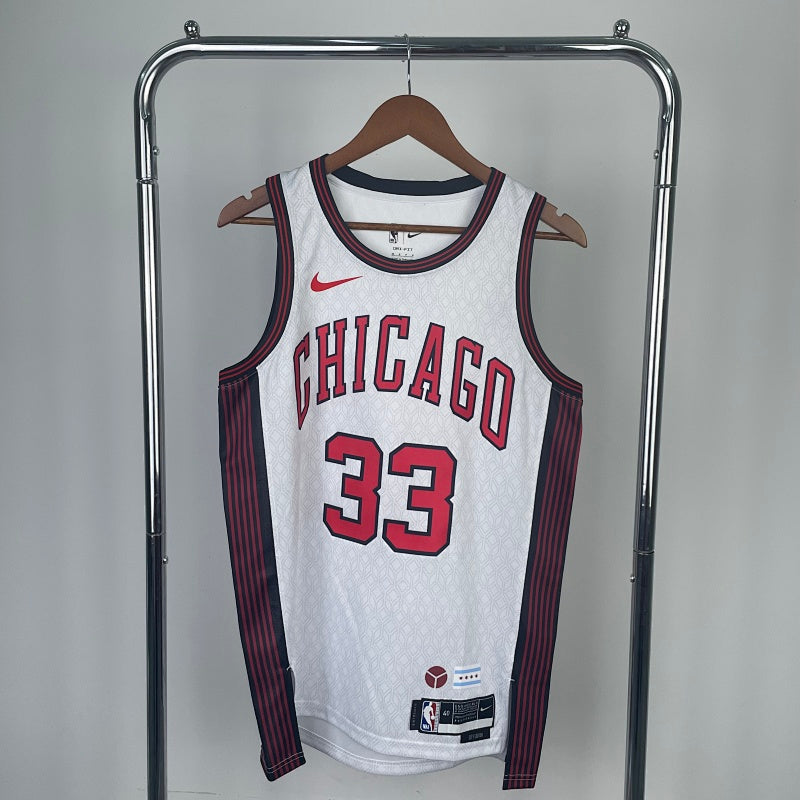Maillot Chicago Bulls City Edition 2022-23 Ode to Architecture - Blanc