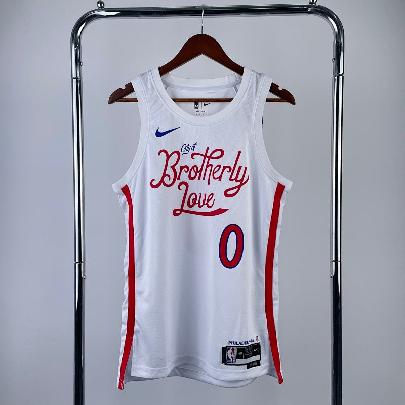 Maillot Philadelphia 76ers City Edition 2022-23 Brotherly Love - Blanc