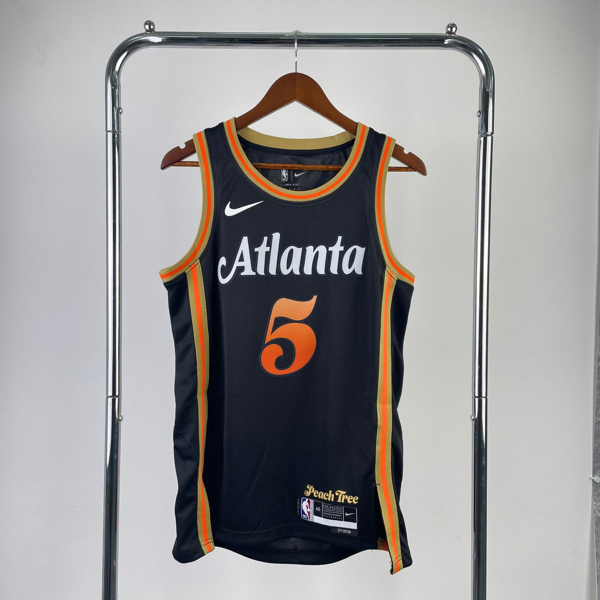 Maillot Atlanta Hawks City Edition 2022-23 Peachtree - Noir