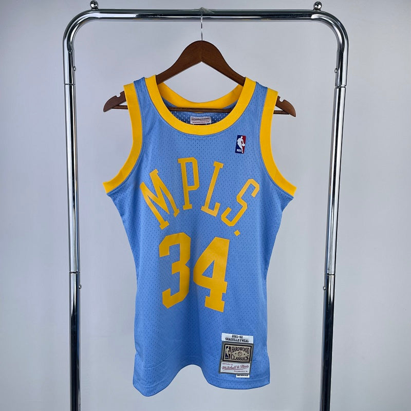 Maillot Los Angeles Lakers Hardwood Classics Minneapolis MPLS - Bleu clair