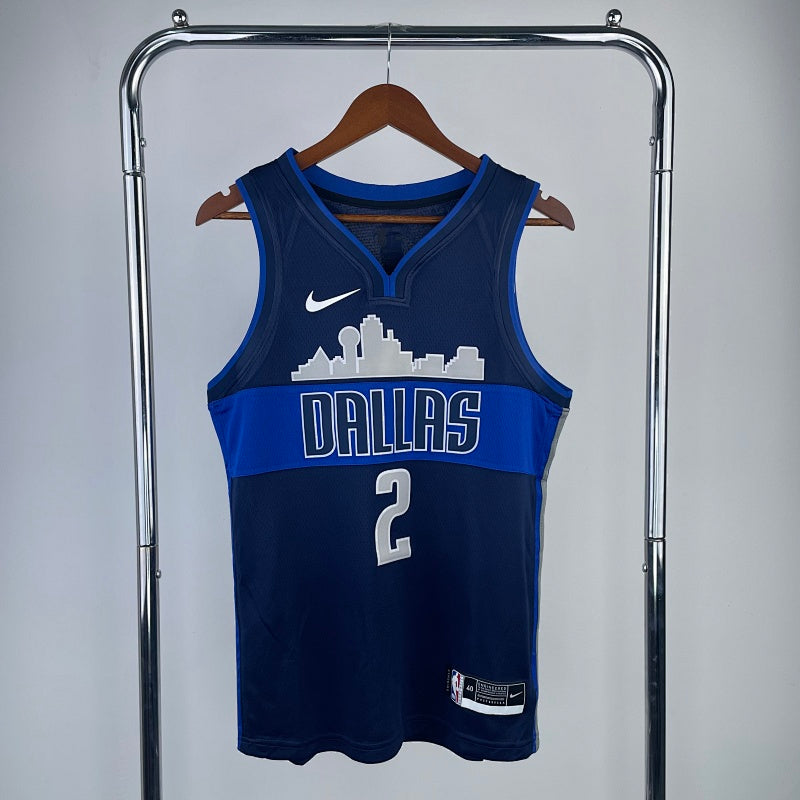 Maillot Dallas Mavericks Skyline - Bleu marine