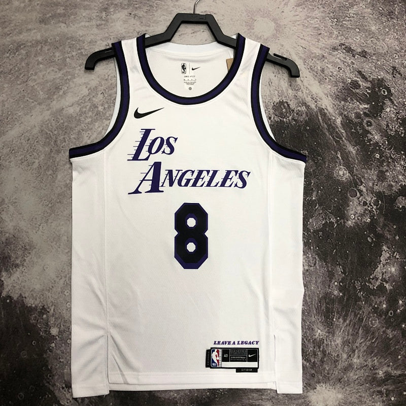 Maillot Los Angeles Lakers City Edition 2022-23 The Blank Canvas - Blanc