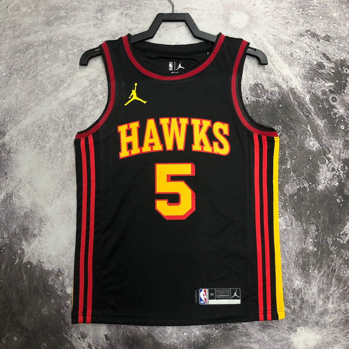 Maillot Atlanta Hawks Statement Edition - Noir