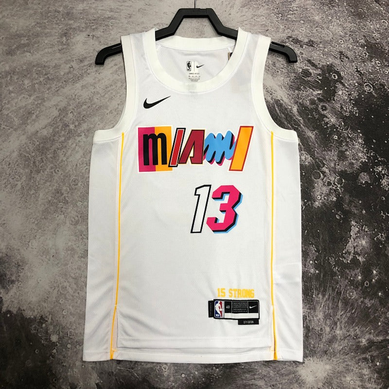 Maillot Miami Heat City Edition 2022-23 Miami Mashup - Blanc