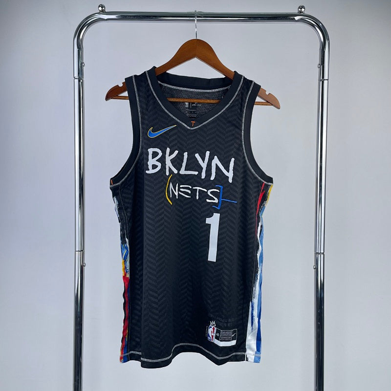 Maillot Brooklyn Nets City Edition 2020-21 Basquiat - Noir