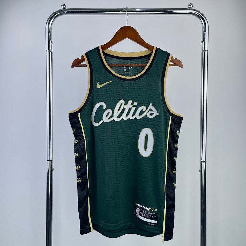 Maillot Boston Celtics City Edition 2022-23 Champions of Gold - Vert