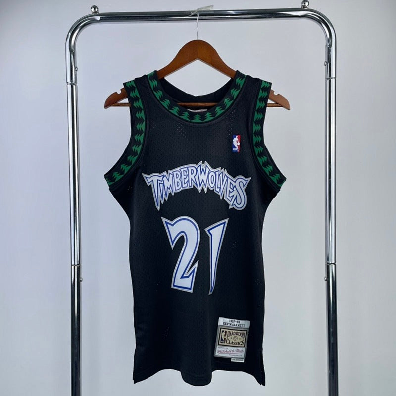 Maillot Minnesota Timberwolves Retro 1997-98 - Noir