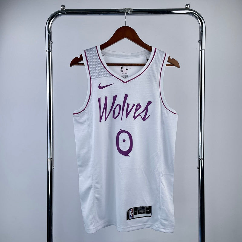 Maillot Minnesota Timberwolves Earned Edition 2018-19 - Blanc et violet