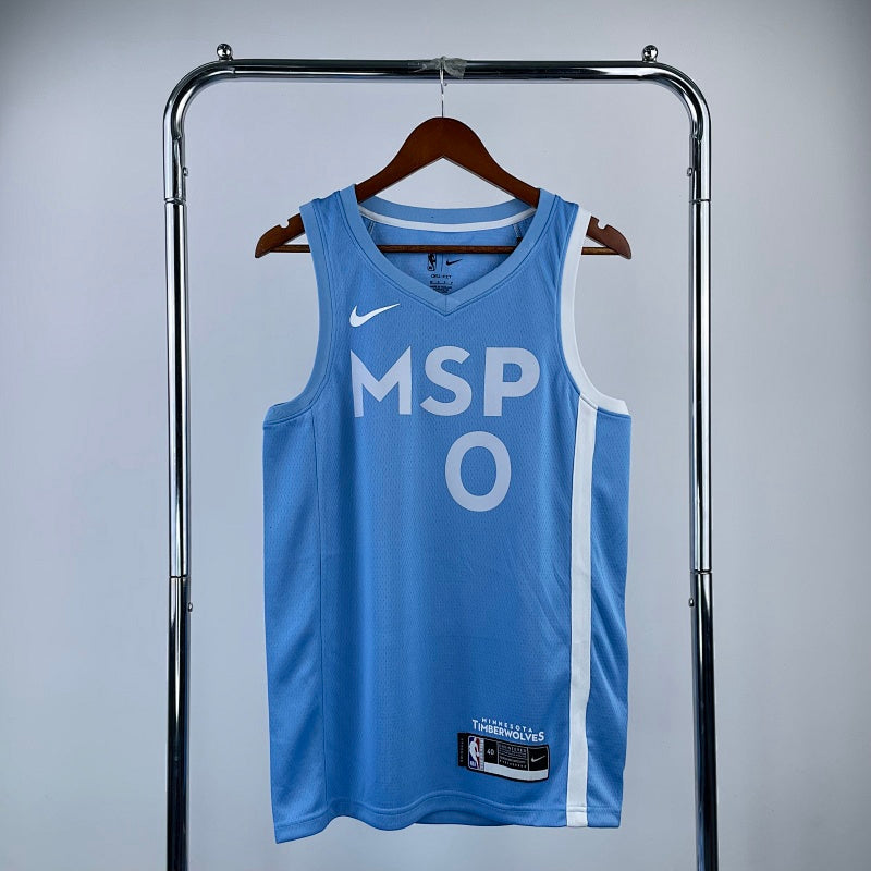 Maillot Minnesota Timberwolves City Edition 2019-20 MSP - Bleu ciel