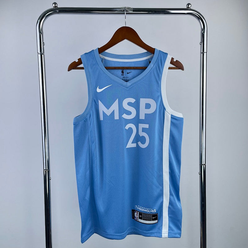 Maillot Minnesota Timberwolves City Edition 2019-20 MSP - Bleu ciel