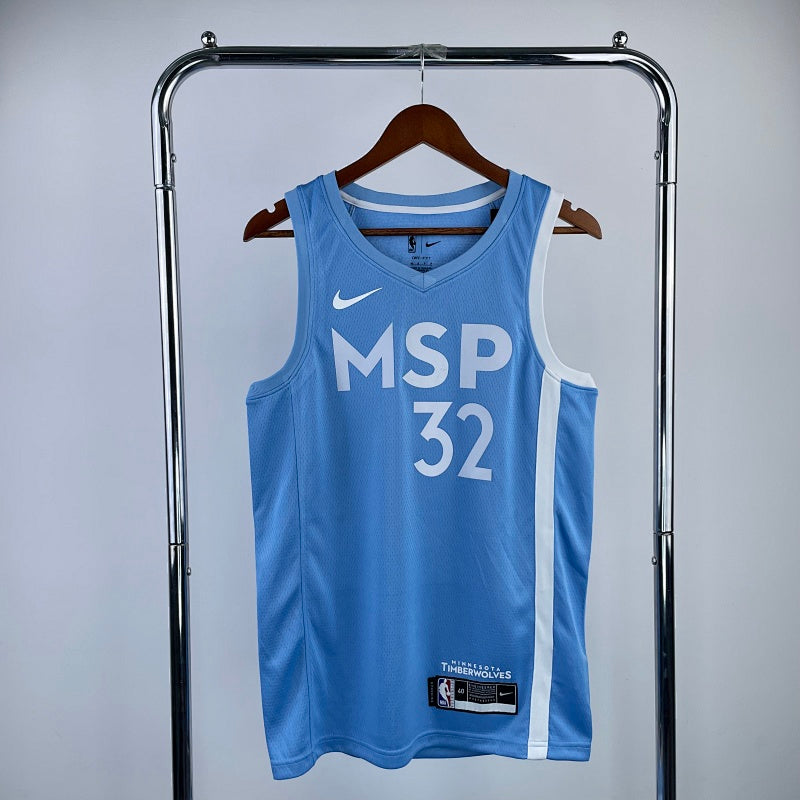 Maillot Minnesota Timberwolves City Edition 2019-20 MSP - Bleu ciel
