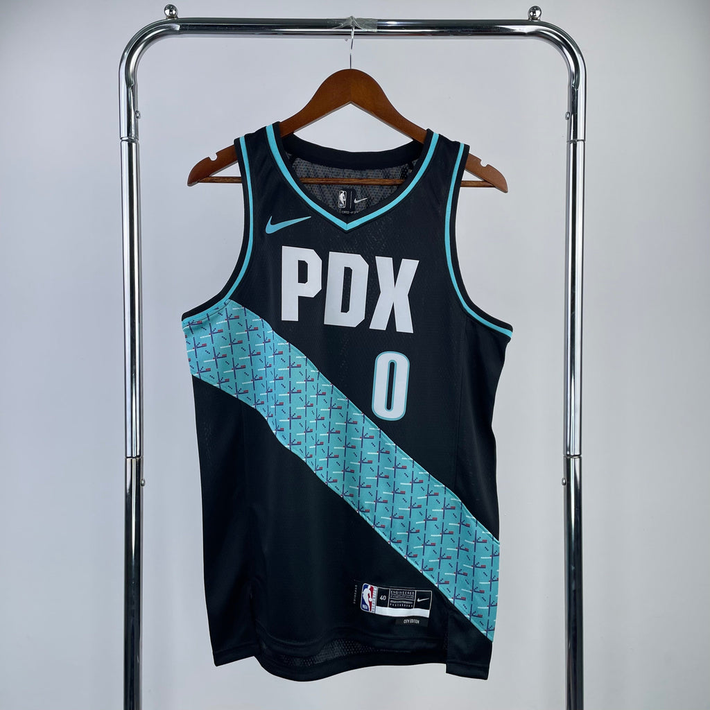 Maillot Portland Trail Blazers City Edition PDX - Noir