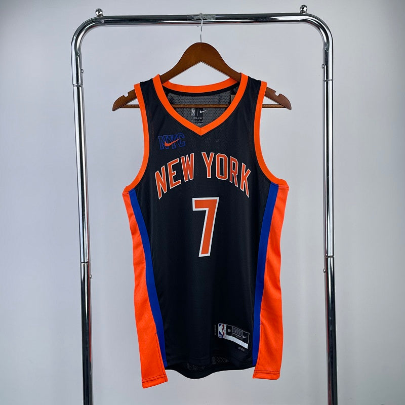 Maillot New York Knicks City Edition 2022-23 Bridging the Gap - Noir