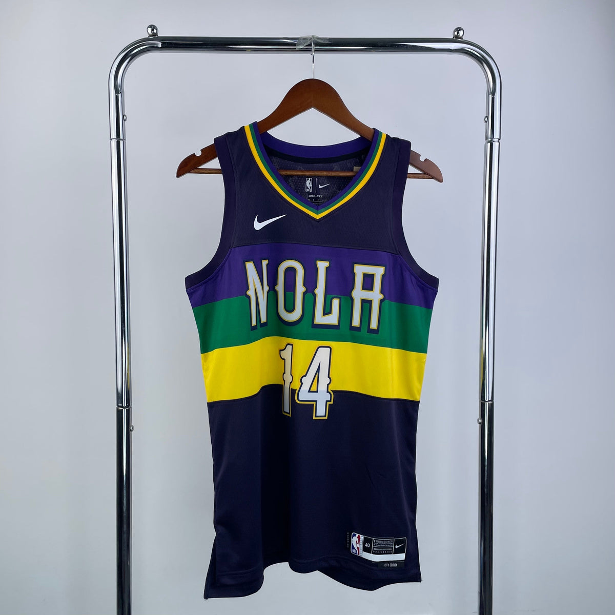 Maillot New Orleans Pelicans City Edition 2022-23 Mardi Gras - Violet