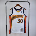 Maillot Golden State Warriors Hardwood Classics - Blanc et orange
