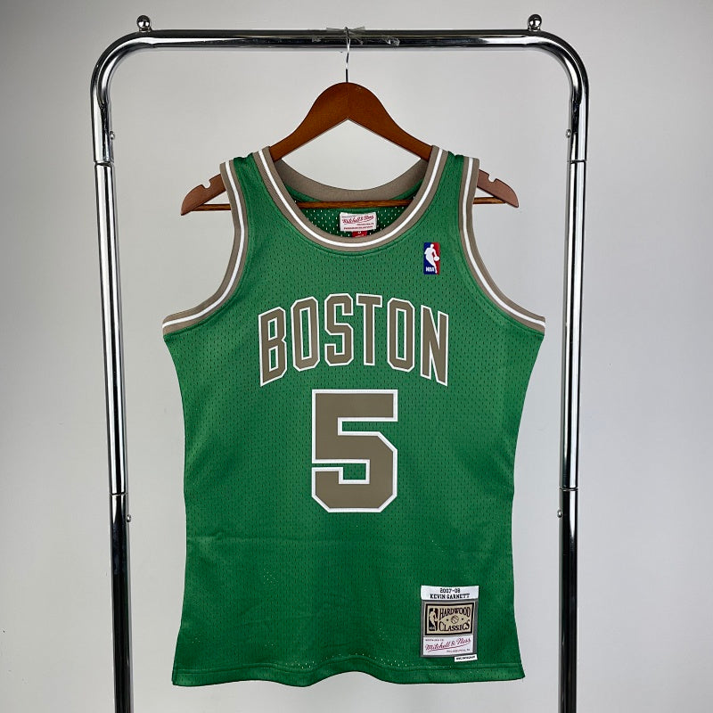 Maillot Boston Celtics Hardwood Classics 2007-08 Saint Patrick - Vert et or