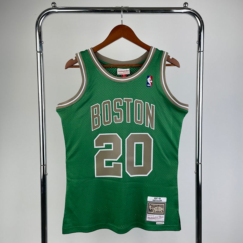 Maillot Boston Celtics Hardwood Classics 2007-08 Saint Patrick - Vert et or