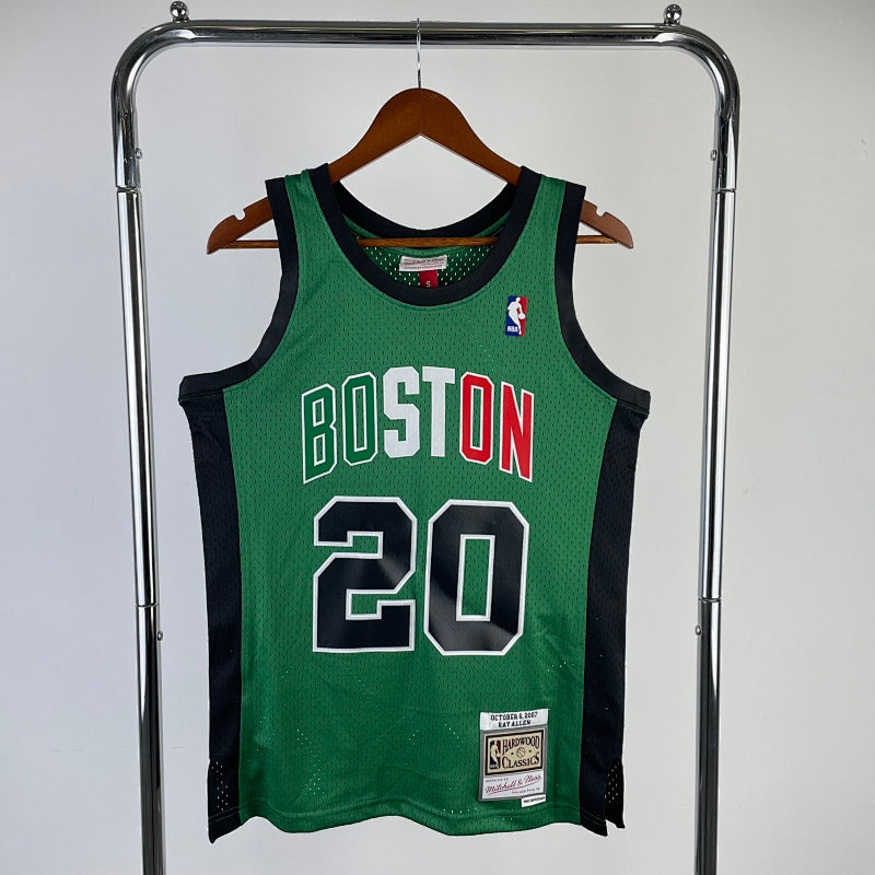 Maillot Boston Celtics Hardwood Classics Italy Tour 2007 - Vert