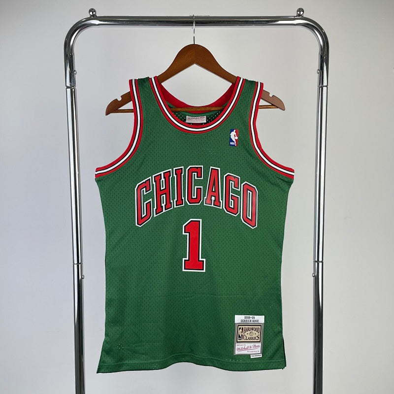 Maillot Chicago Bulls Hardwood Classics 2008-09 Go Green - Vert