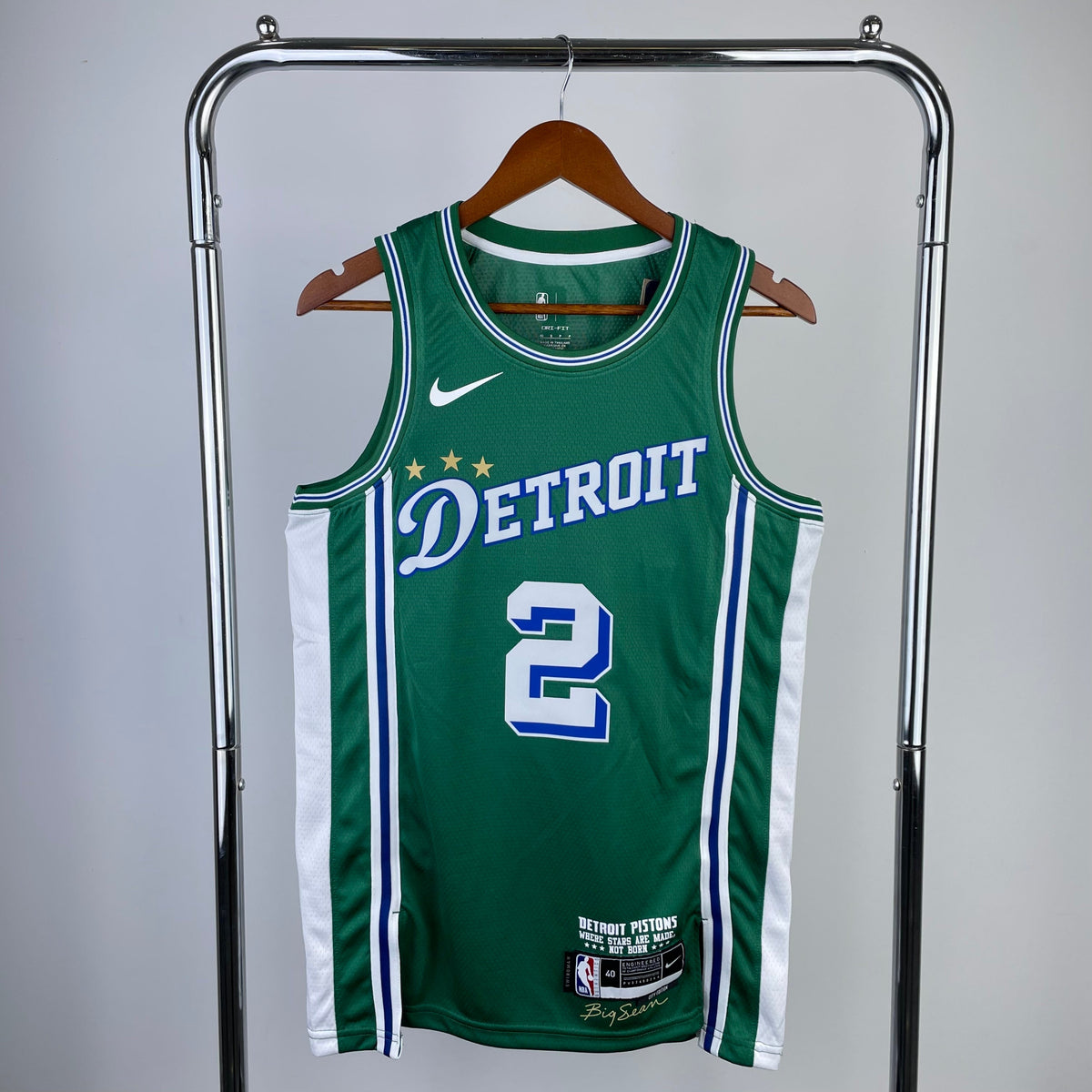 Maillot Detroit Pistons City Edition 2022-23 The Saint - Vert