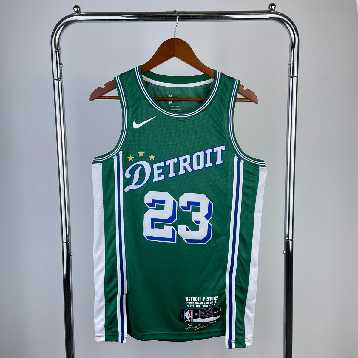 Maillot Detroit Pistons City Edition 2022-23 The Saint - Vert