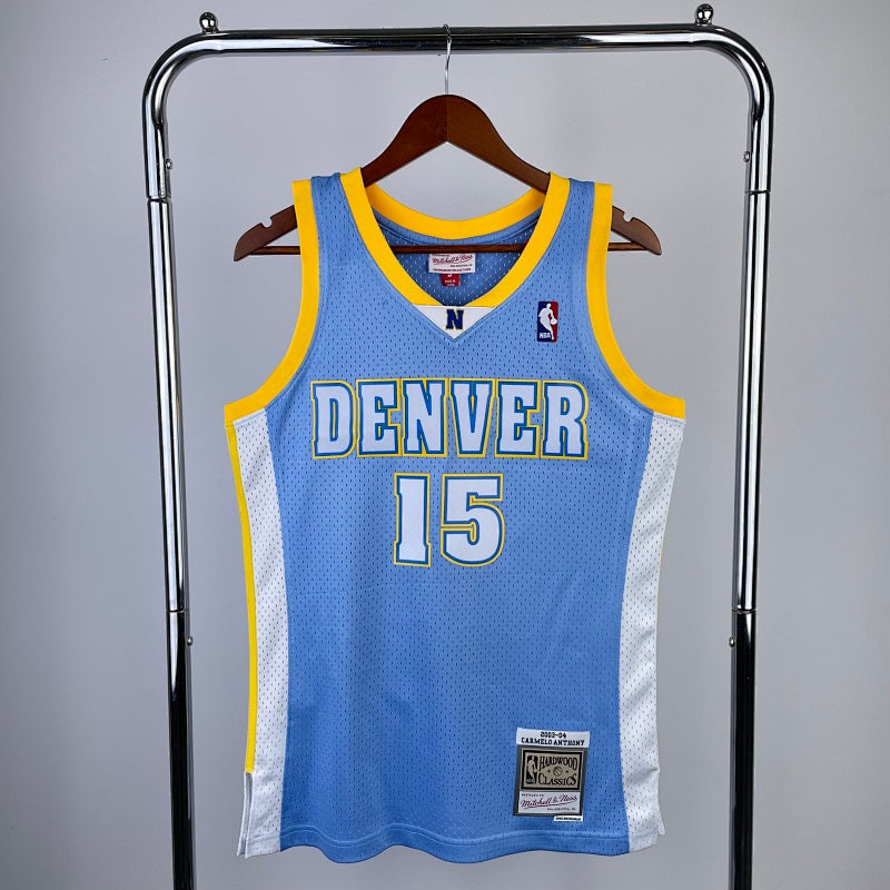 Maillot Denver Nuggets Retro 2003-04 - Bleu ciel