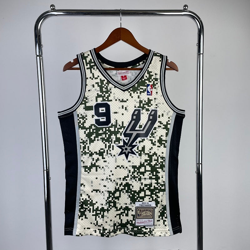 Maillot San Antonio Spurs Retro 2013-14 Camouflage