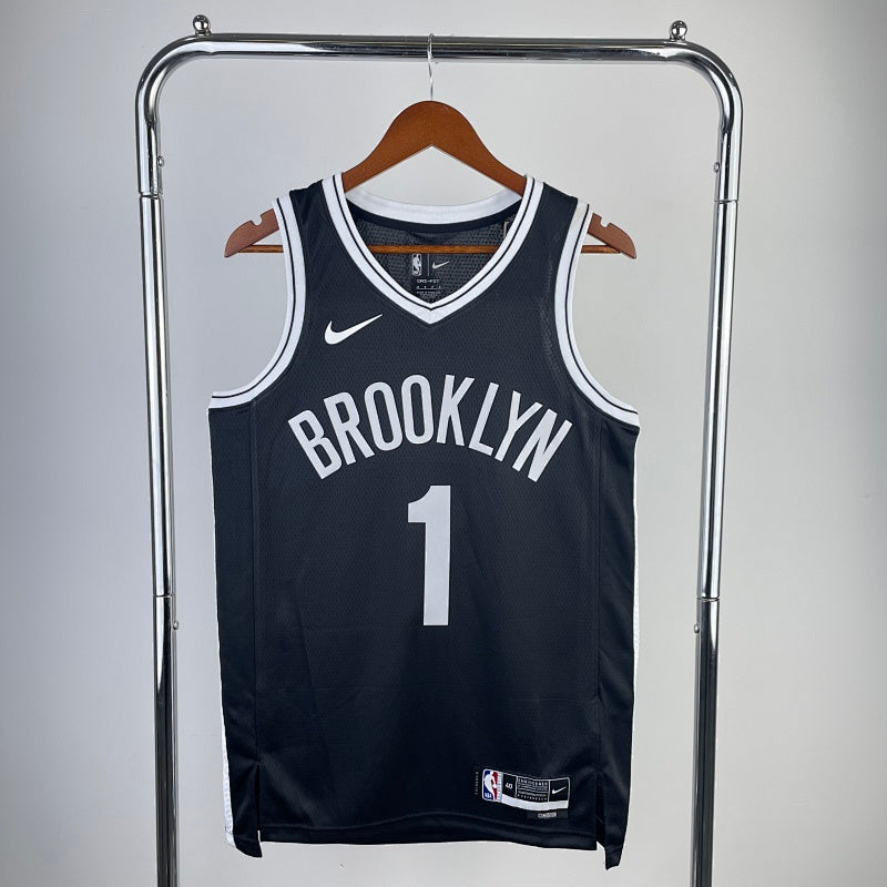 Maillot Brooklyn Nets Icon Edition - Noir
