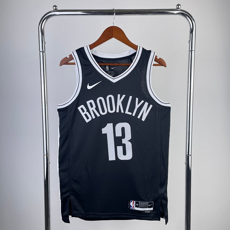 Maillot Brooklyn Nets Icon Edition - Noir