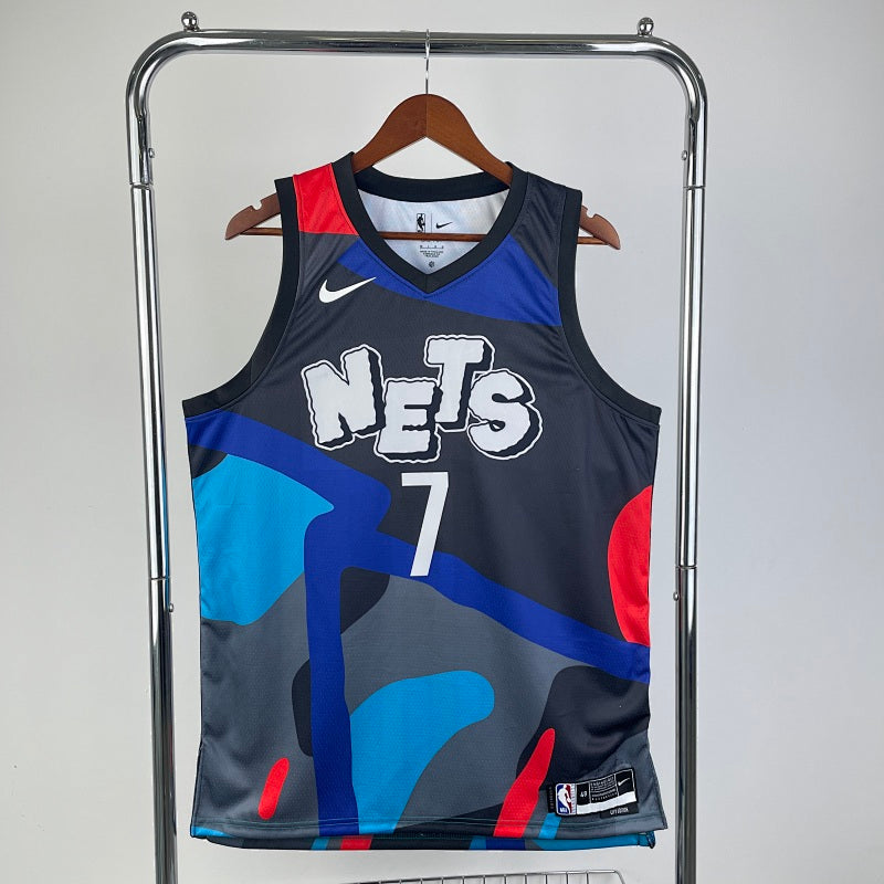 Maillot Brooklyn Nets City Edition 2023-24 KAWS - Bleu et noir