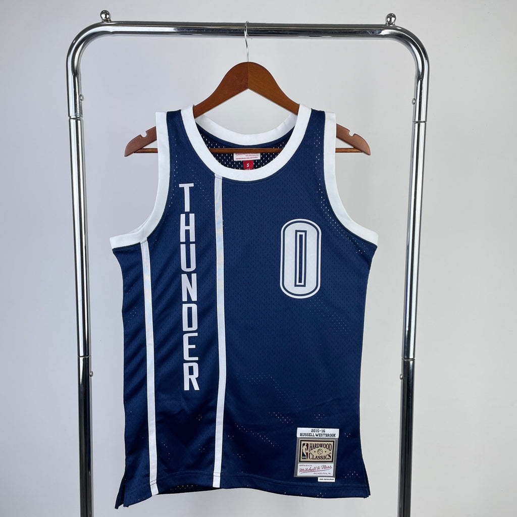 Maillot Oklahoma City Thunder Retro 2015-16 - Bleu marine